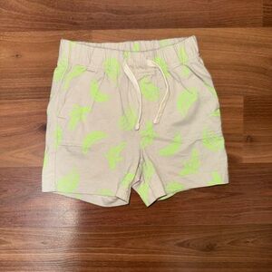GAP Beige and Neon Green Shorts
